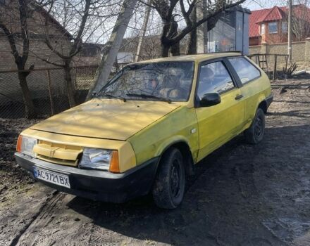 Желтый ВАЗ 2108, объемом двигателя 1.3 л и пробегом 2 тыс. км за 458 $, фото 1 на Automoto.ua