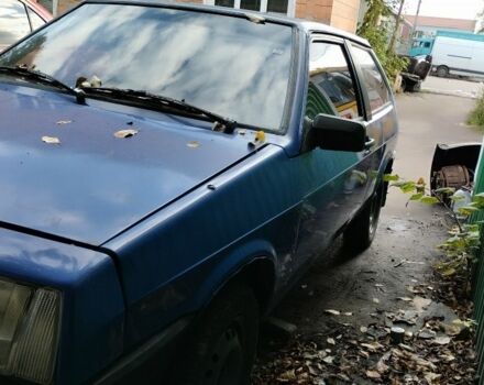 Синий ВАЗ 2108, объемом двигателя 1 л и пробегом 650 тыс. км за 500 $, фото 3 на Automoto.ua