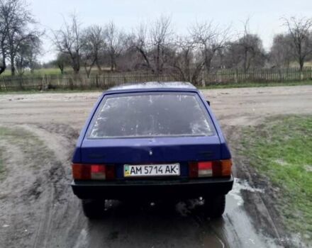 Синий ВАЗ 2108, объемом двигателя 1.3 л и пробегом 99 тыс. км за 710 $, фото 2 на Automoto.ua