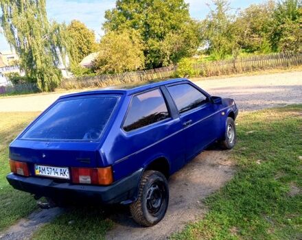 Синий ВАЗ 2108, объемом двигателя 1.3 л и пробегом 199 тыс. км за 950 $, фото 4 на Automoto.ua