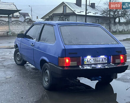 Синий ВАЗ 2108, объемом двигателя 1.3 л и пробегом 100 тыс. км за 950 $, фото 9 на Automoto.ua
