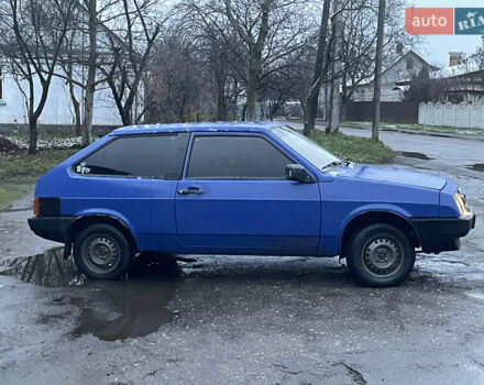 Синий ВАЗ 2108, объемом двигателя 1.3 л и пробегом 100 тыс. км за 950 $, фото 2 на Automoto.ua