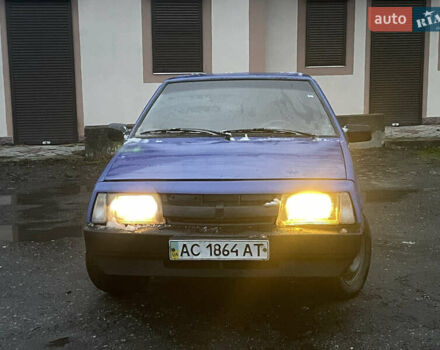 Синий ВАЗ 2108, объемом двигателя 1.3 л и пробегом 100 тыс. км за 950 $, фото 1 на Automoto.ua
