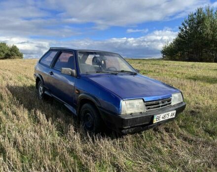 Синий ВАЗ 2108, объемом двигателя 1.3 л и пробегом 70 тыс. км за 600 $, фото 2 на Automoto.ua