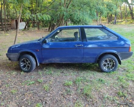 Синий ВАЗ 2108, объемом двигателя 1.3 л и пробегом 150 тыс. км за 727 $, фото 1 на Automoto.ua