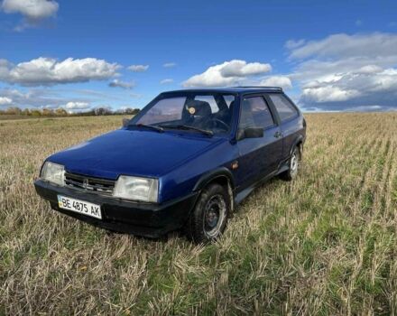 Синий ВАЗ 2108, объемом двигателя 1.3 л и пробегом 70 тыс. км за 600 $, фото 1 на Automoto.ua