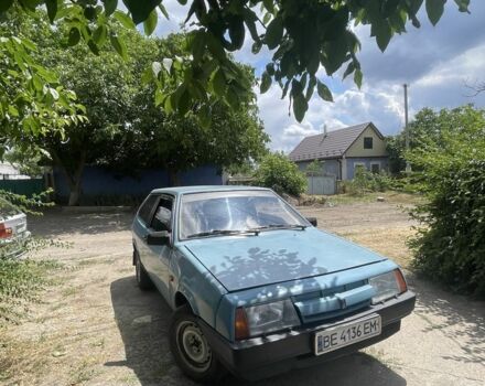 Синий ВАЗ 2108, объемом двигателя 1.3 л и пробегом 150 тыс. км за 1100 $, фото 1 на Automoto.ua