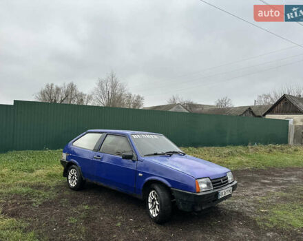 Синій ВАЗ 2108, об'ємом двигуна 1.29 л та пробігом 84 тис. км за 450 $, фото 3 на Automoto.ua