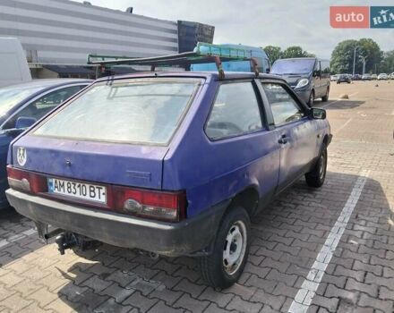 Синий ВАЗ 2108, объемом двигателя 1.5 л и пробегом 195 тыс. км за 1000 $, фото 2 на Automoto.ua