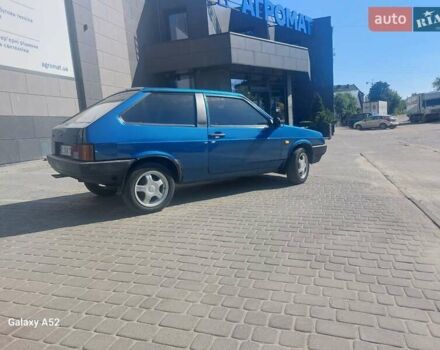 Синий ВАЗ 2108, объемом двигателя 1.3 л и пробегом 450 тыс. км за 1500 $, фото 1 на Automoto.ua