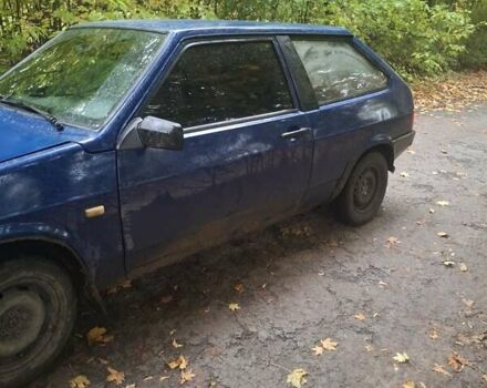 Синий ВАЗ 2108, объемом двигателя 1.29 л и пробегом 320 тыс. км за 900 $, фото 3 на Automoto.ua