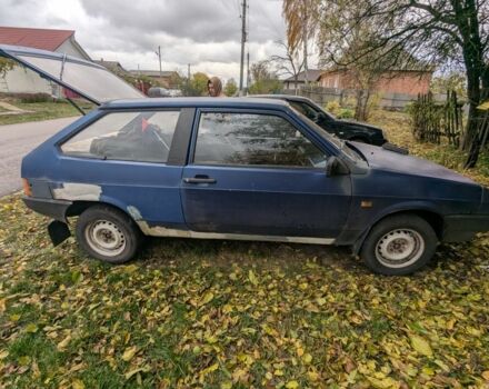 Синий ВАЗ 2108, объемом двигателя 1.3 л и пробегом 400 тыс. км за 592 $, фото 4 на Automoto.ua