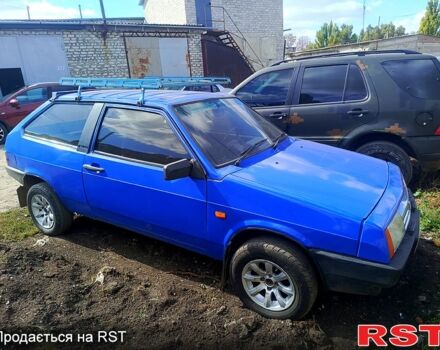 Синий ВАЗ 2108, объемом двигателя 1.3 л и пробегом 52 тыс. км за 1300 $, фото 1 на Automoto.ua