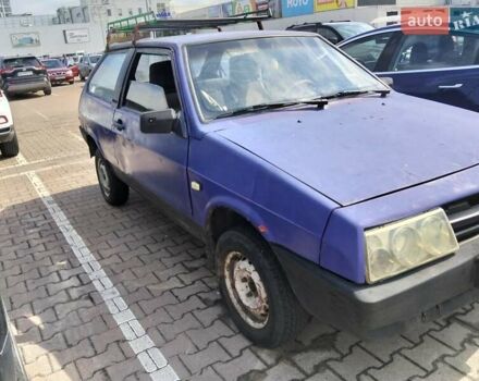 Синий ВАЗ 2108, объемом двигателя 1.5 л и пробегом 195 тыс. км за 1000 $, фото 1 на Automoto.ua