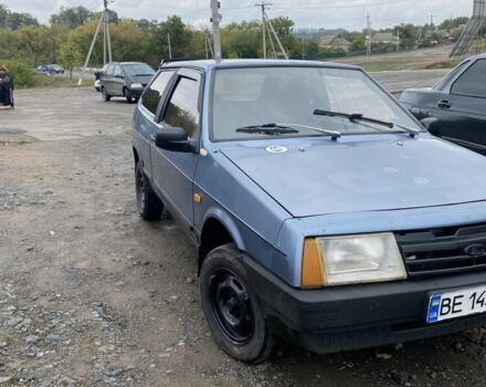 Синий ВАЗ 2108, объемом двигателя 1.3 л и пробегом 150 тыс. км за 409 $, фото 1 на Automoto.ua