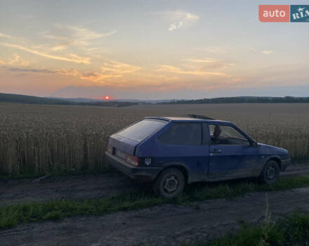 Синий ВАЗ 2108, объемом двигателя 1.5 л и пробегом 71 тыс. км за 500 $, фото 1 на Automoto.ua