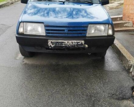 Синий ВАЗ 2108, объемом двигателя 1.3 л и пробегом 153 тыс. км за 355 $, фото 1 на Automoto.ua