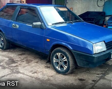 Синий ВАЗ 2108, объемом двигателя 15 л и пробегом 82 тыс. км за 1100 $, фото 1 на Automoto.ua
