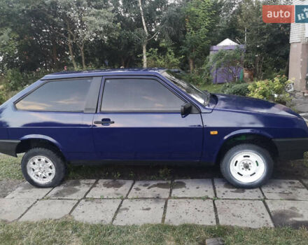 Синий ВАЗ 2108, объемом двигателя 1.3 л и пробегом 50 тыс. км за 600 $, фото 1 на Automoto.ua