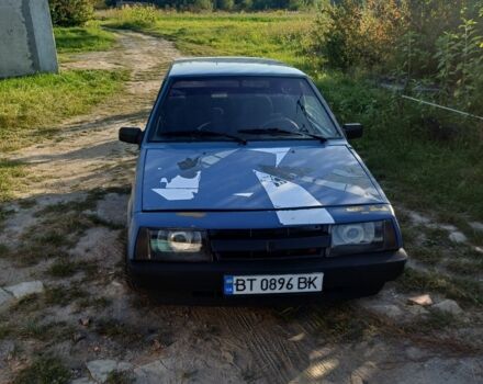 Синий ВАЗ 2108, объемом двигателя 1.3 л и пробегом 220 тыс. км за 600 $, фото 1 на Automoto.ua