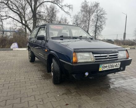 Синий ВАЗ 2108, объемом двигателя 1.3 л и пробегом 120 тыс. км за 1000 $, фото 1 на Automoto.ua