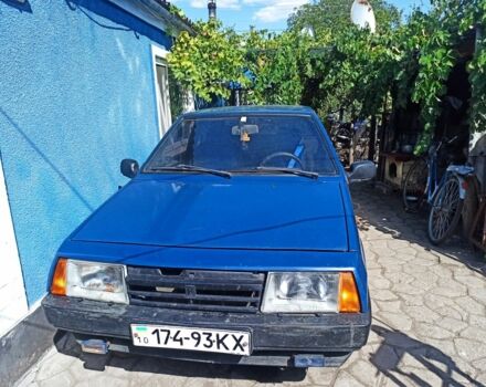 Синий ВАЗ 2108, объемом двигателя 1.3 л и пробегом 1 тыс. км за 1300 $, фото 1 на Automoto.ua