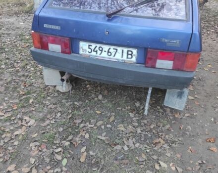 Синий ВАЗ 2108, объемом двигателя 5 л и пробегом 18 тыс. км за 500 $, фото 3 на Automoto.ua