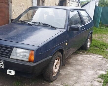 Синий ВАЗ 2108, объемом двигателя 1.3 л и пробегом 78 тыс. км за 650 $, фото 1 на Automoto.ua