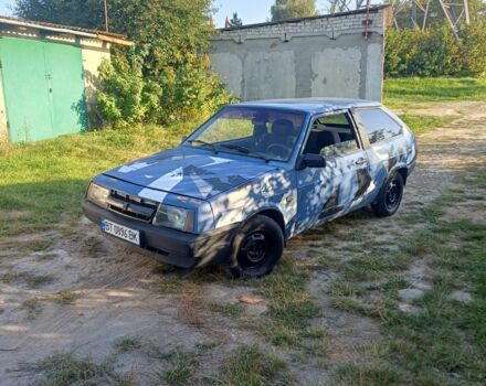 Синий ВАЗ 2108, объемом двигателя 1.3 л и пробегом 220 тыс. км за 600 $, фото 1 на Automoto.ua