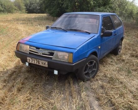 Синий ВАЗ 2108, объемом двигателя 1.3 л и пробегом 3 тыс. км за 600 $, фото 1 на Automoto.ua