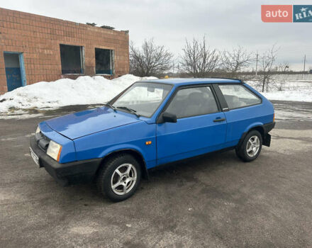 Синий ВАЗ 2108, объемом двигателя 1.3 л и пробегом 358 тыс. км за 750 $, фото 1 на Automoto.ua