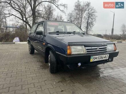 Синий ВАЗ 2108, объемом двигателя 1.3 л и пробегом 120 тыс. км за 1000 $, фото 1 на Automoto.ua