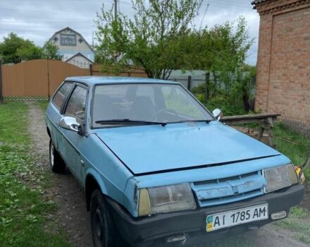 Синий ВАЗ 2108, объемом двигателя 1 л и пробегом 200 тыс. км за 350 $, фото 1 на Automoto.ua