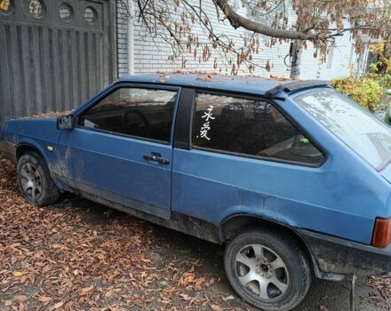 Синий ВАЗ 2108, объемом двигателя 1.3 л и пробегом 200 тыс. км за 443 $, фото 1 на Automoto.ua