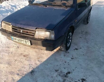 Синий ВАЗ 2108, объемом двигателя 1.3 л и пробегом 1000 тыс. км за 650 $, фото 1 на Automoto.ua