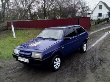 Синий ВАЗ 2108, объемом двигателя 1.3 л и пробегом 99 тыс. км за 589 $, фото 1 на Automoto.ua