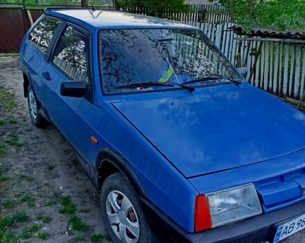 Синий ВАЗ 2108, объемом двигателя 1.3 л и пробегом 200 тыс. км за 650 $, фото 1 на Automoto.ua