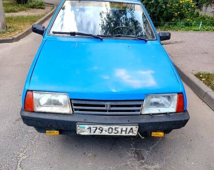 Синий ВАЗ 2108, объемом двигателя 1.3 л и пробегом 0 тыс. км за 500 $, фото 1 на Automoto.ua