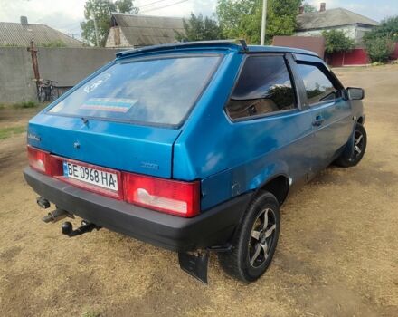 Синий ВАЗ 2108, объемом двигателя 1.1 л и пробегом 230 тыс. км за 650 $, фото 1 на Automoto.ua