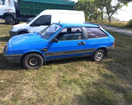 Синий ВАЗ 2108, объемом двигателя 1 л и пробегом 350 тыс. км за 486 $, фото 1 на Automoto.ua