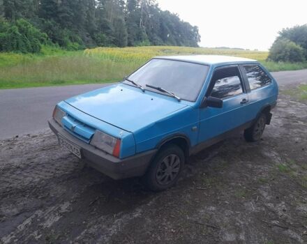 Синий ВАЗ 2108, объемом двигателя 1.3 л и пробегом 55 тыс. км за 1000 $, фото 1 на Automoto.ua