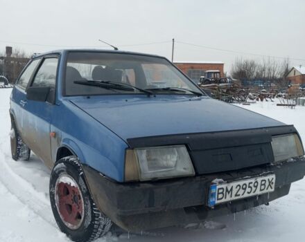 Синий ВАЗ 2108, объемом двигателя 1.3 л и пробегом 40 тыс. км за 800 $, фото 1 на Automoto.ua