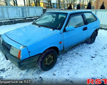 Синий ВАЗ 2108, объемом двигателя 1.3 л и пробегом 100 тыс. км за 500 $, фото 1 на Automoto.ua