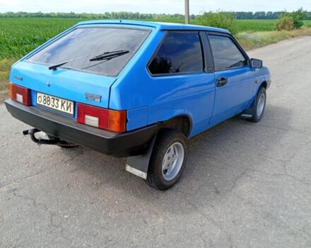 Синий ВАЗ 2108, объемом двигателя 1.5 л и пробегом 222 тыс. км за 900 $, фото 1 на Automoto.ua