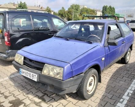 Синий ВАЗ 2108, объемом двигателя 1.5 л и пробегом 195 тыс. км за 1000 $, фото 1 на Automoto.ua