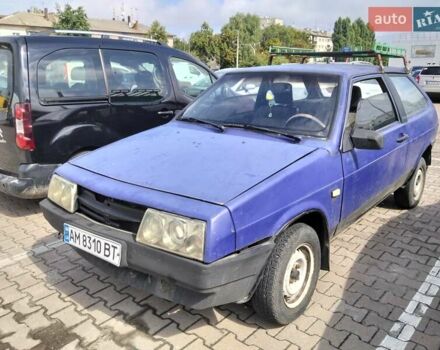 Синий ВАЗ 2108, объемом двигателя 1.5 л и пробегом 195 тыс. км за 1000 $, фото 1 на Automoto.ua