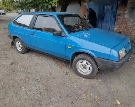 Синий ВАЗ 2108, объемом двигателя 1.5 л и пробегом 100 тыс. км за 1200 $, фото 1 на Automoto.ua