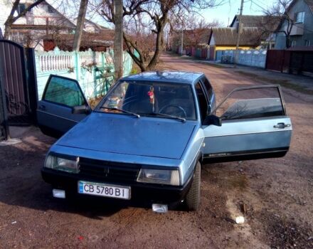 Синий ВАЗ 2108, объемом двигателя 1.3 л и пробегом 100 тыс. км за 1000 $, фото 1 на Automoto.ua