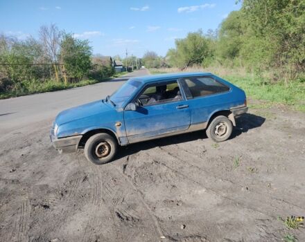 Синий ВАЗ 2108, объемом двигателя 0 л и пробегом 100 тыс. км за 366 $, фото 1 на Automoto.ua