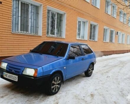 Синий ВАЗ 2108, объемом двигателя 1 л и пробегом 216 тыс. км за 850 $, фото 1 на Automoto.ua